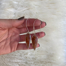 Load image into Gallery viewer, Fossilized Coral Earrings